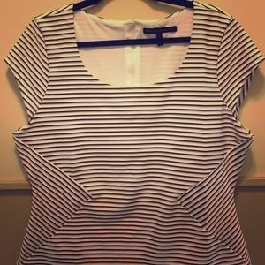 White House Black Market Striped blouse